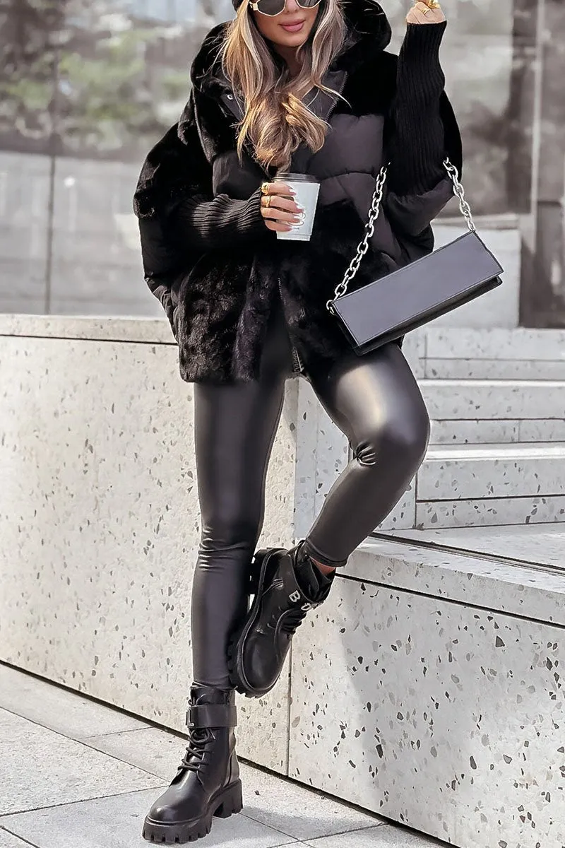 Bomberjacke mit Kapuze für Damen