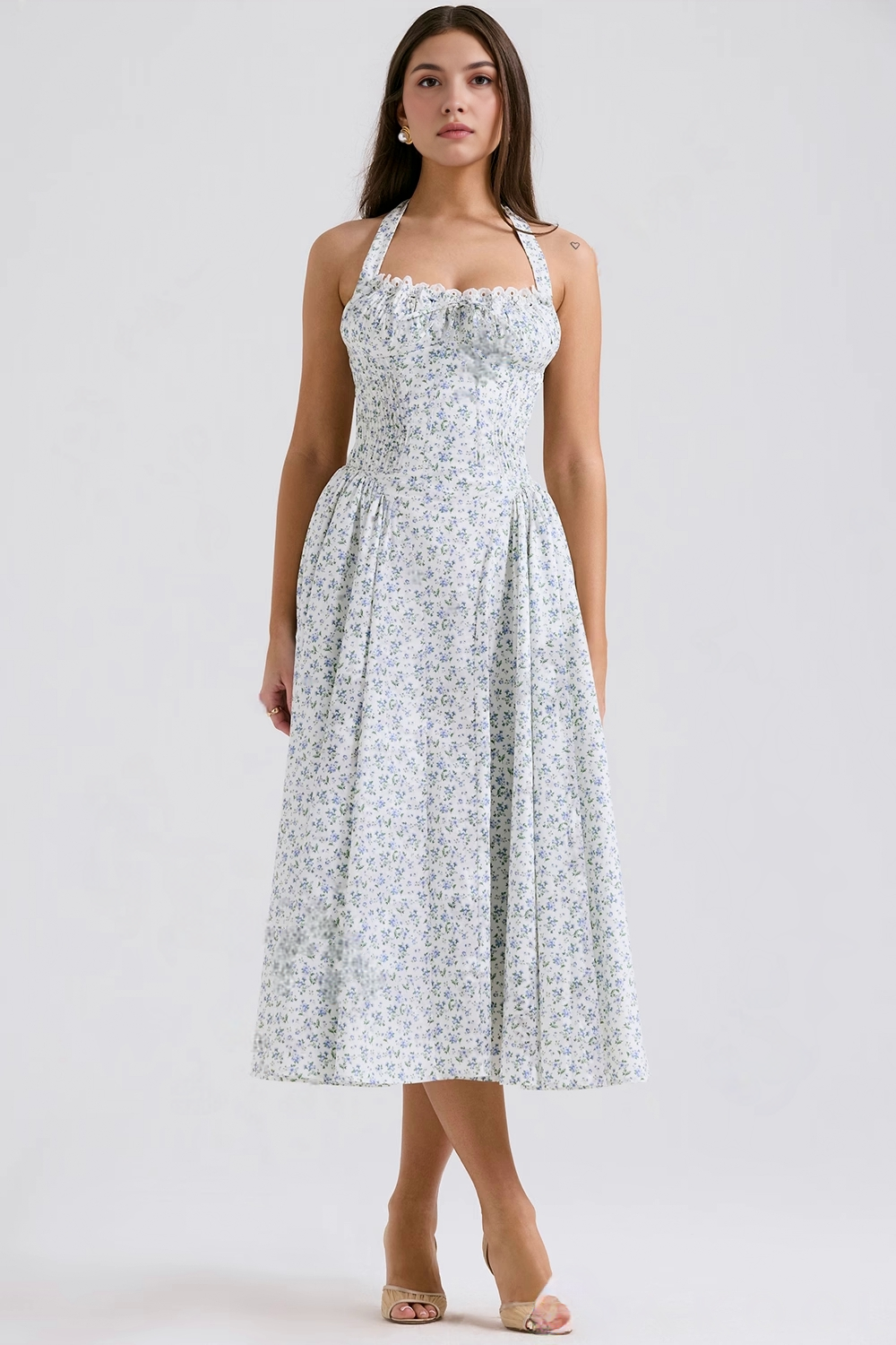 Midikleid Lena – figurformend aus Polyester