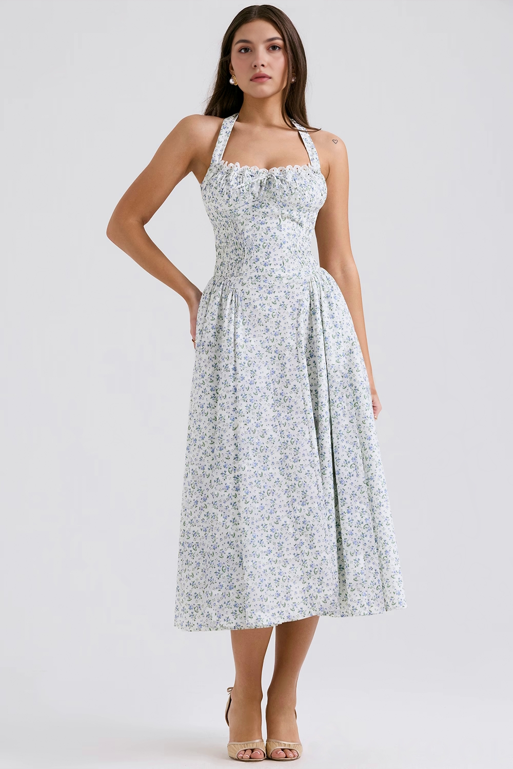 Midikleid Lena – figurformend aus Polyester