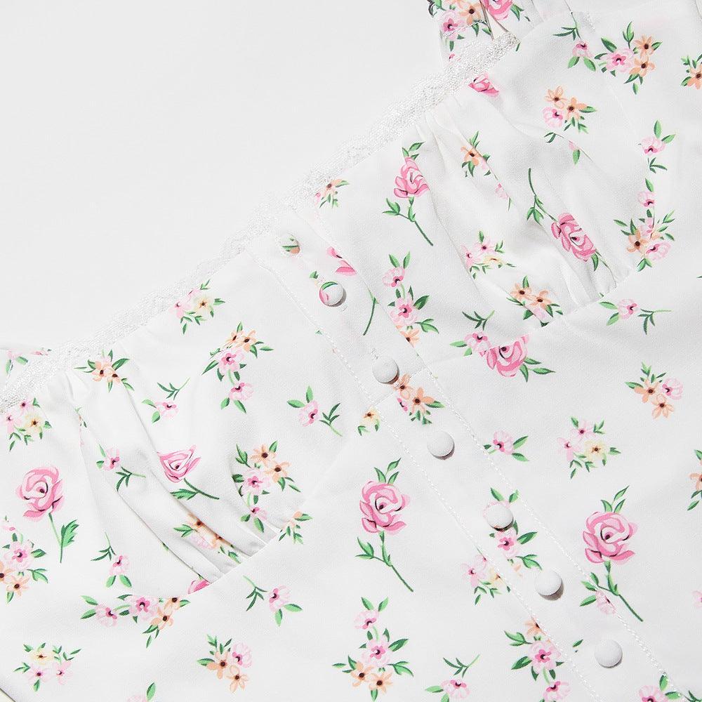 Midikleid Clara – aus Chiffon (Polyester), romantischer Stil