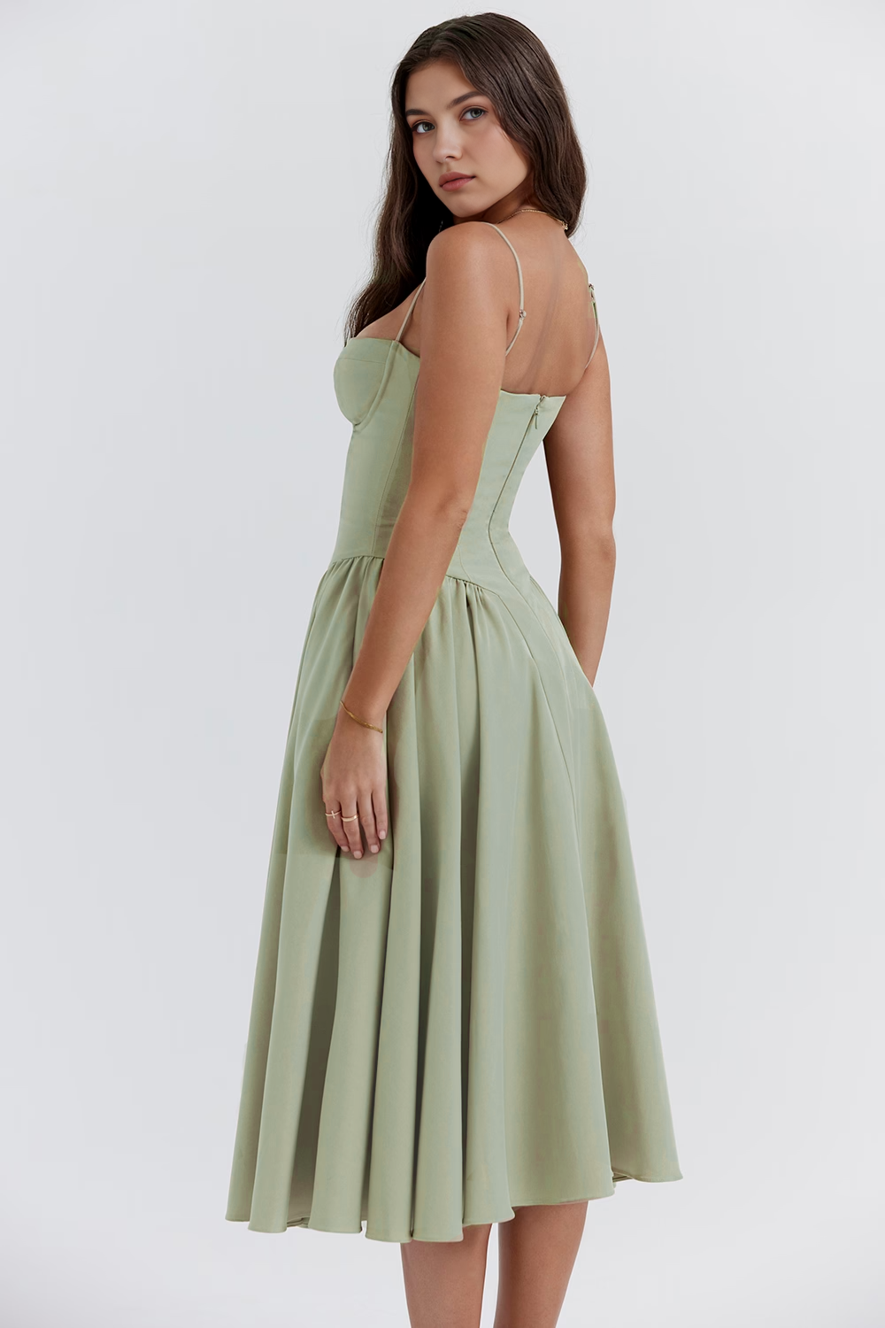 Midikleid Julia – mit Design aus Polyester, eleganter Stil