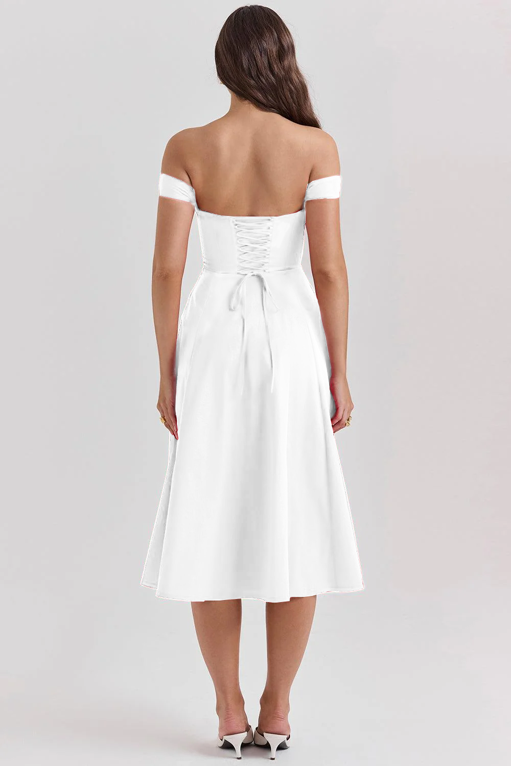 Midikleid Sophie – mit floraler Spitze aus Polyester