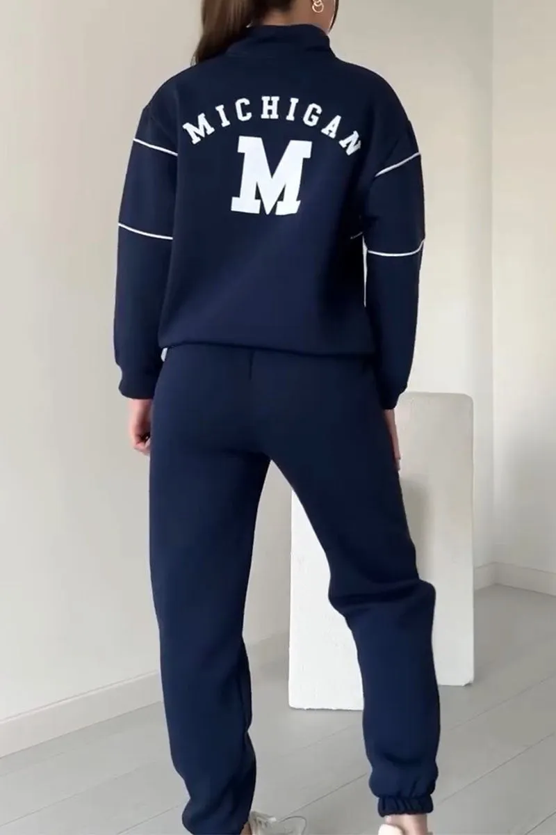 Janine - Lässiges zweiteiliges Damen-Set mit langen Ärmeln