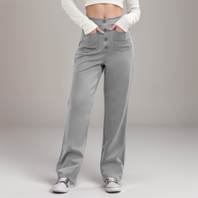 Nina | Elastische Hose mit hoher Taille