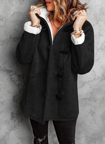 Warme und stylische Jacke mit Kapuze