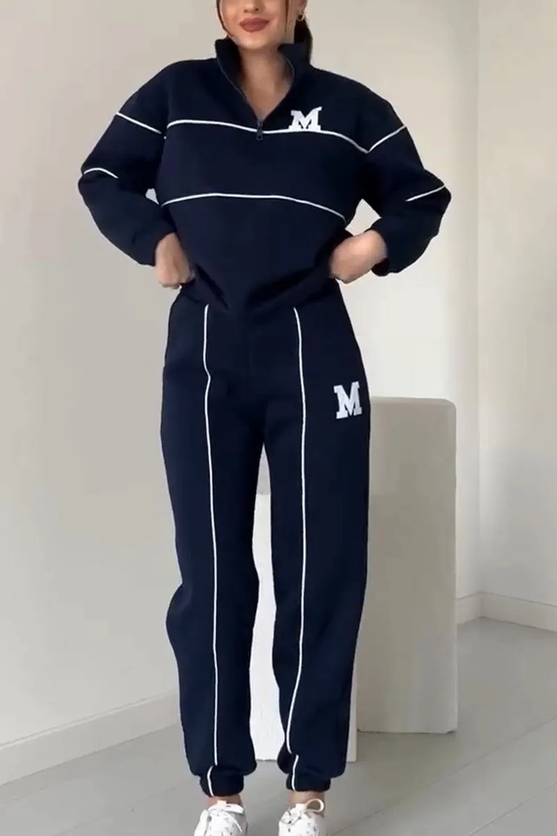 Janine - Lässiges zweiteiliges Damen-Set mit langen Ärmeln