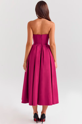Midikleid Celeste – mit edlem Bustier