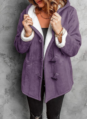 Warme und stylische Jacke mit Kapuze