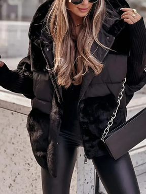 Bomberjacke mit Kapuze für Damen