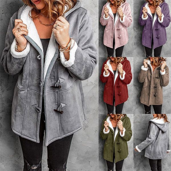 Warme und stylische Jacke mit Kapuze