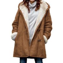 Warme und stylische Jacke mit Kapuze