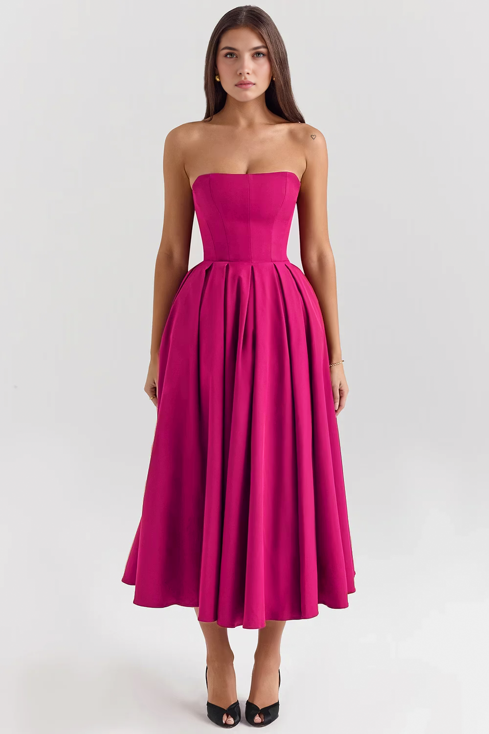 Midikleid Celeste – mit edlem Bustier