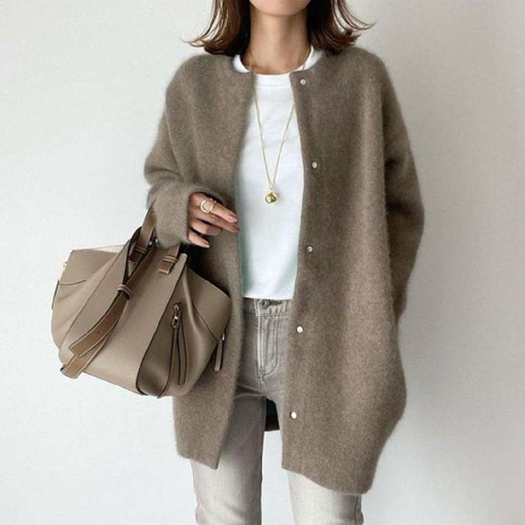 Kerstin | Elegante Strickjacke / mantel