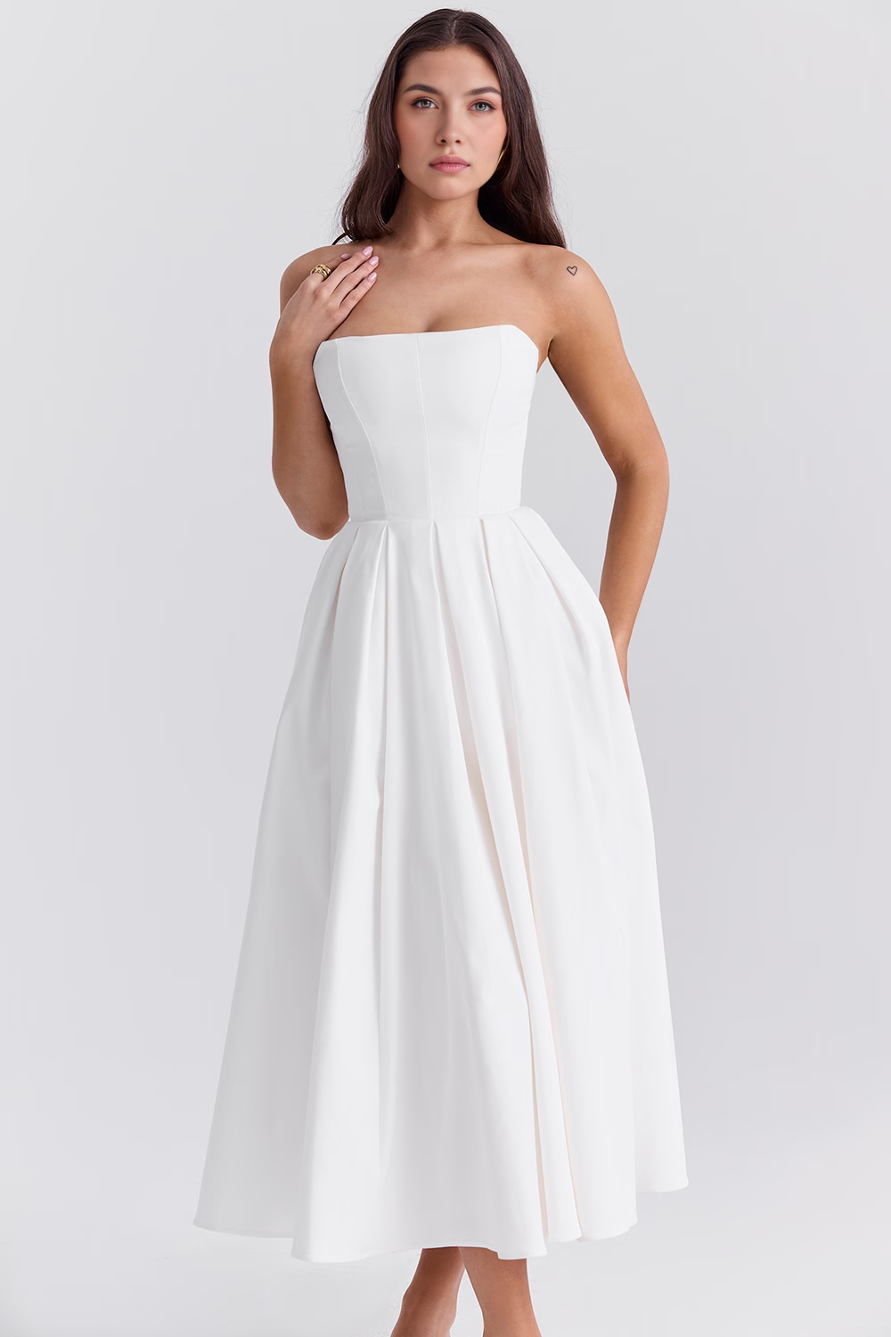 Midikleid Celeste – mit edlem Bustier