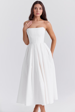 Midikleid Celeste – mit edlem Bustier