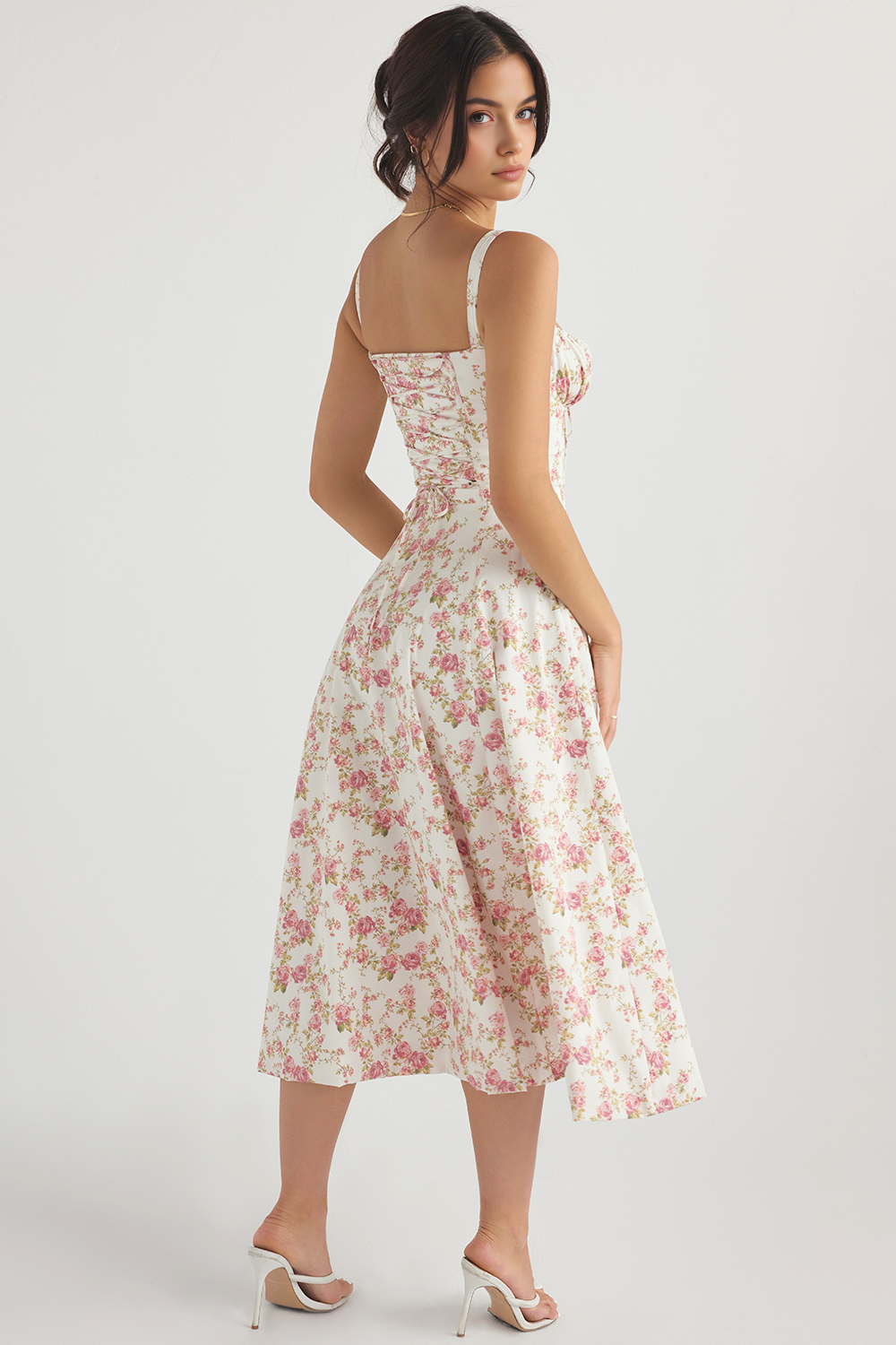 Midikleid Anna – mit Bustier-Oberteil aus Polyester