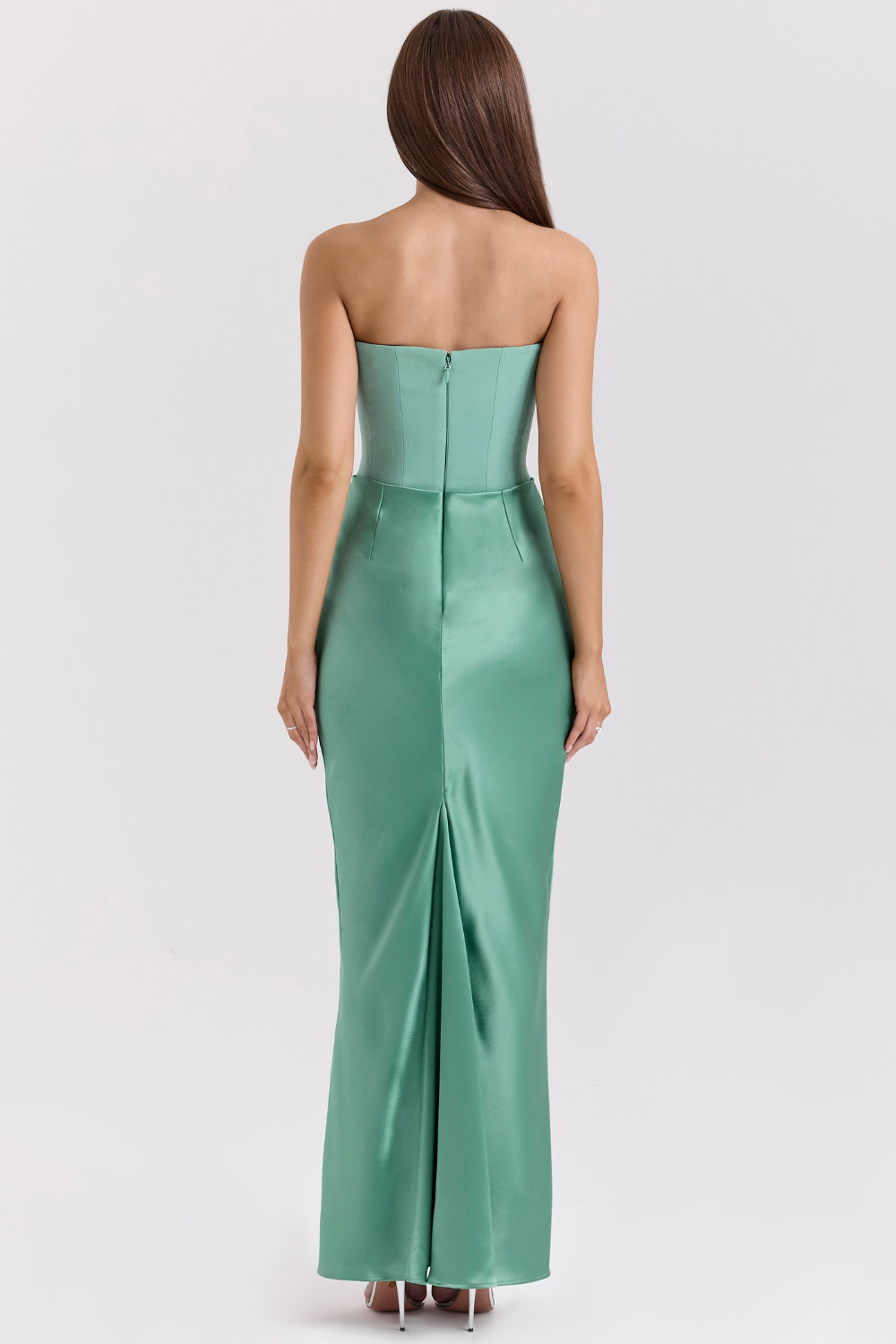 Maxikleid Tabea – figurformend aus Polyester, schmeichelhafter Stil