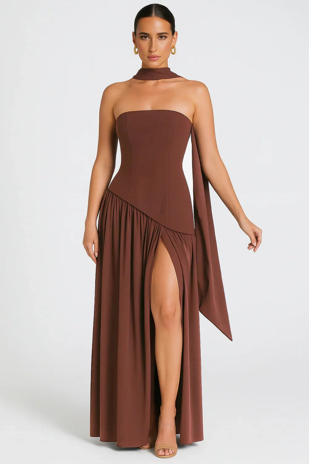Shaping Maxikleid Kate – mit figurbetonendem Schnitt