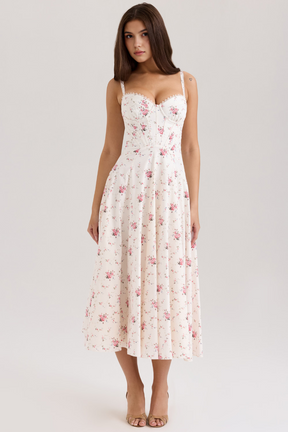 Midikleid Aurora – mit modernem Bustier