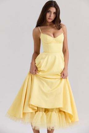 Vestido Midi Cloe - Dupla Camada