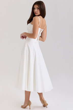 Midikleid Aurora – mit modernem Bustier