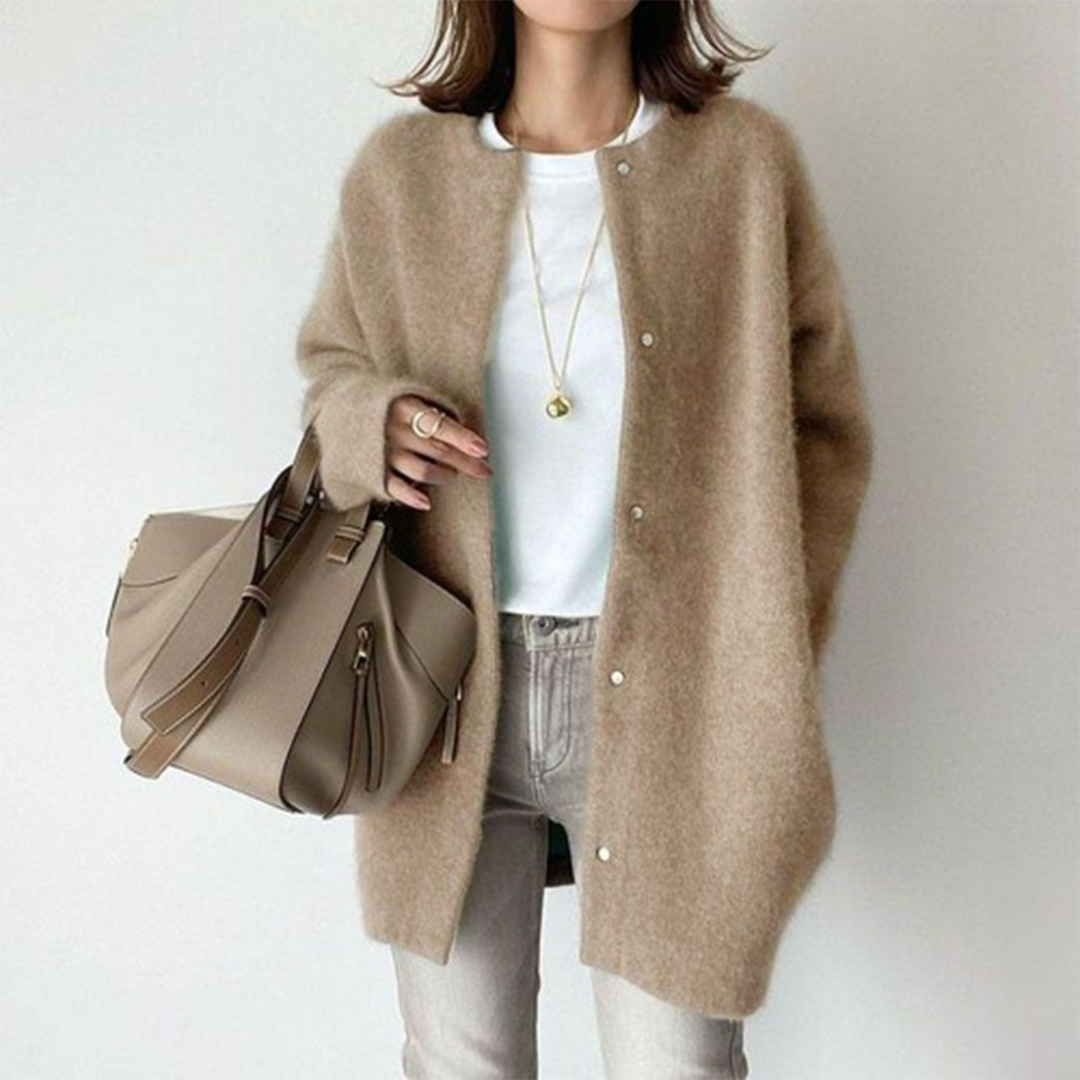 Kerstin | Elegante Strickjacke / mantel