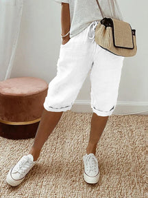 Martha | Bequeme Shorts mit Umschlagsaum