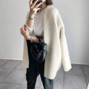 Kerstin | Elegante Strickjacke / mantel