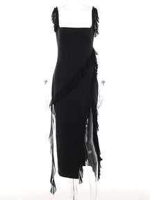 Maxikleid Nele – schlichter Stil aus Polyester, komfortabel & modisch