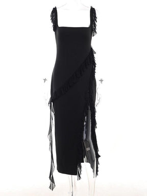 Maxikleid Nele – schlichter Stil aus Polyester, komfortabel & modisch