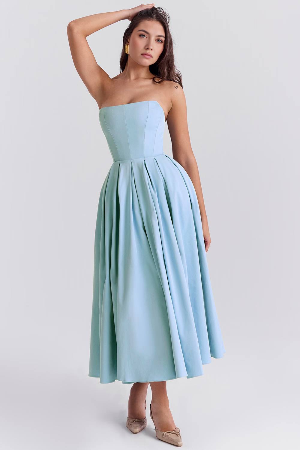 Midikleid Celeste – mit edlem Bustier