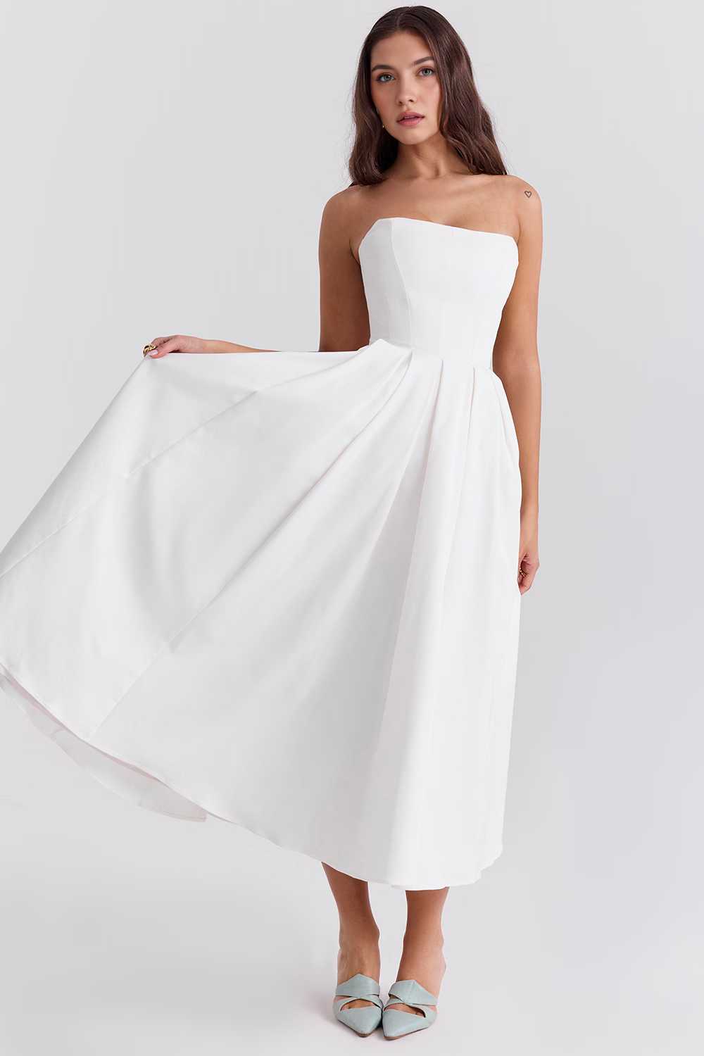 Midikleid Celeste – mit edlem Bustier