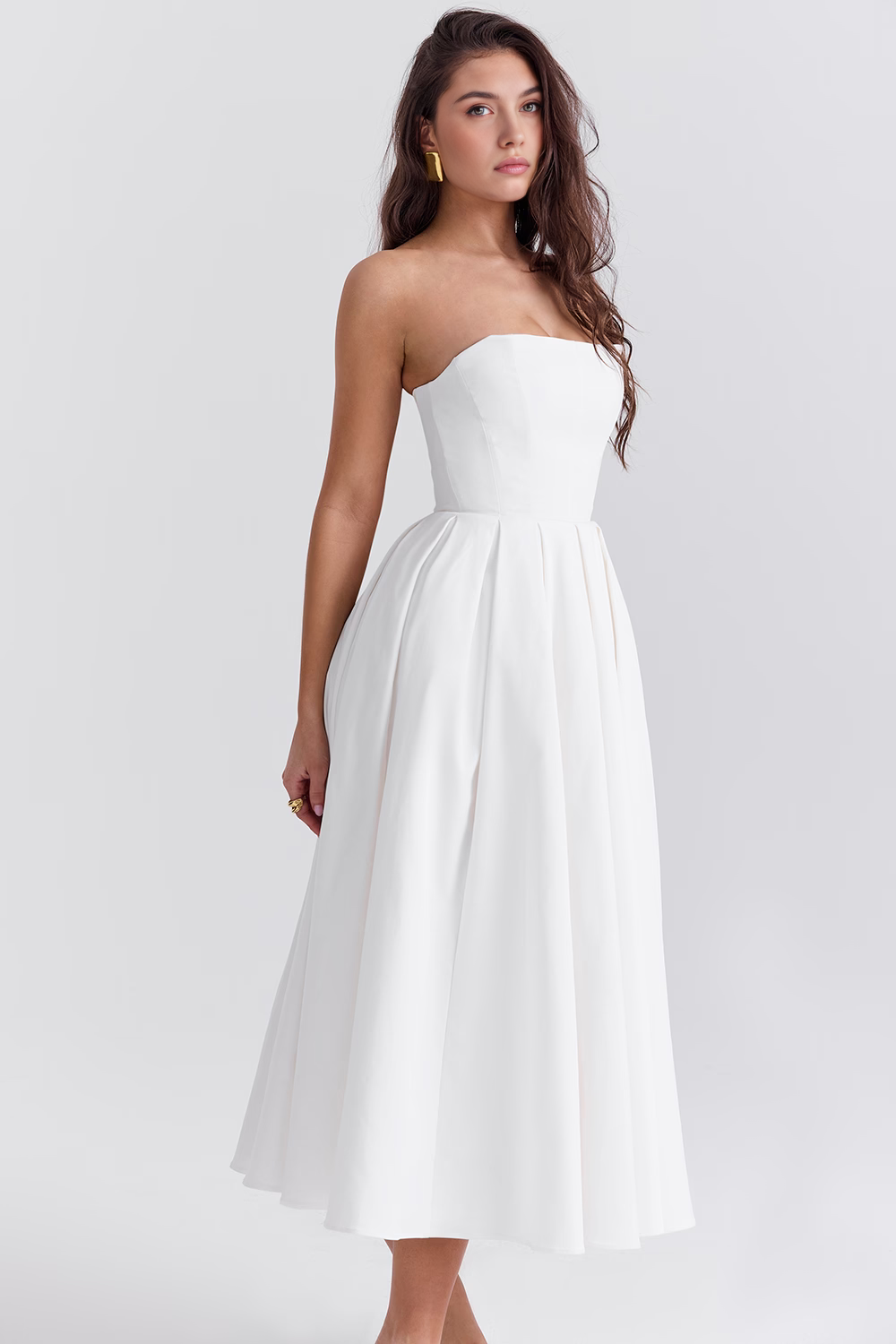 Midikleid Celeste – mit edlem Bustier