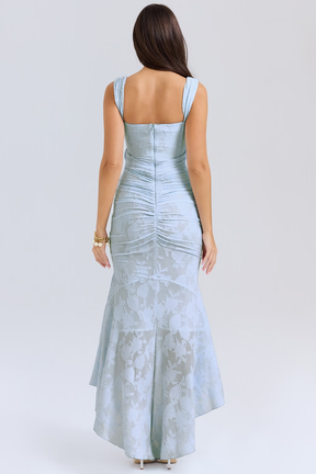 Maxikleid Hannah – Bustierstil aus Polyester, stilvoll & tailliert
