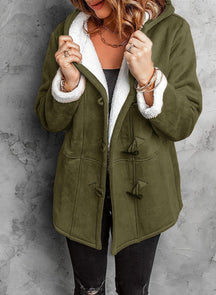 Warme und stylische Jacke mit Kapuze
