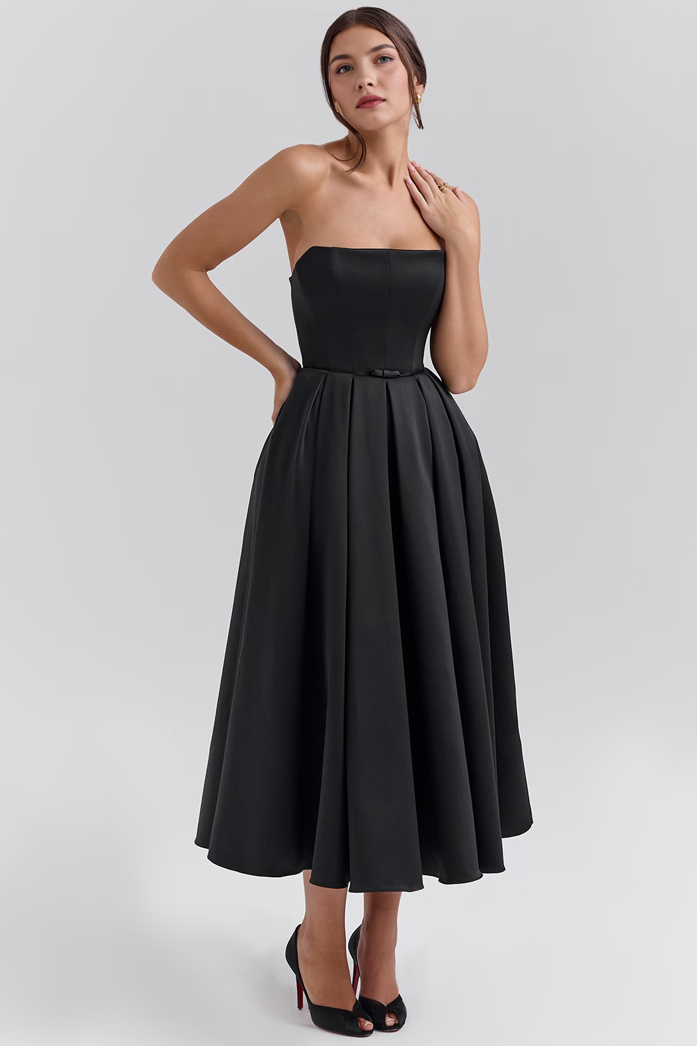 Midikleid Celeste – mit edlem Bustier