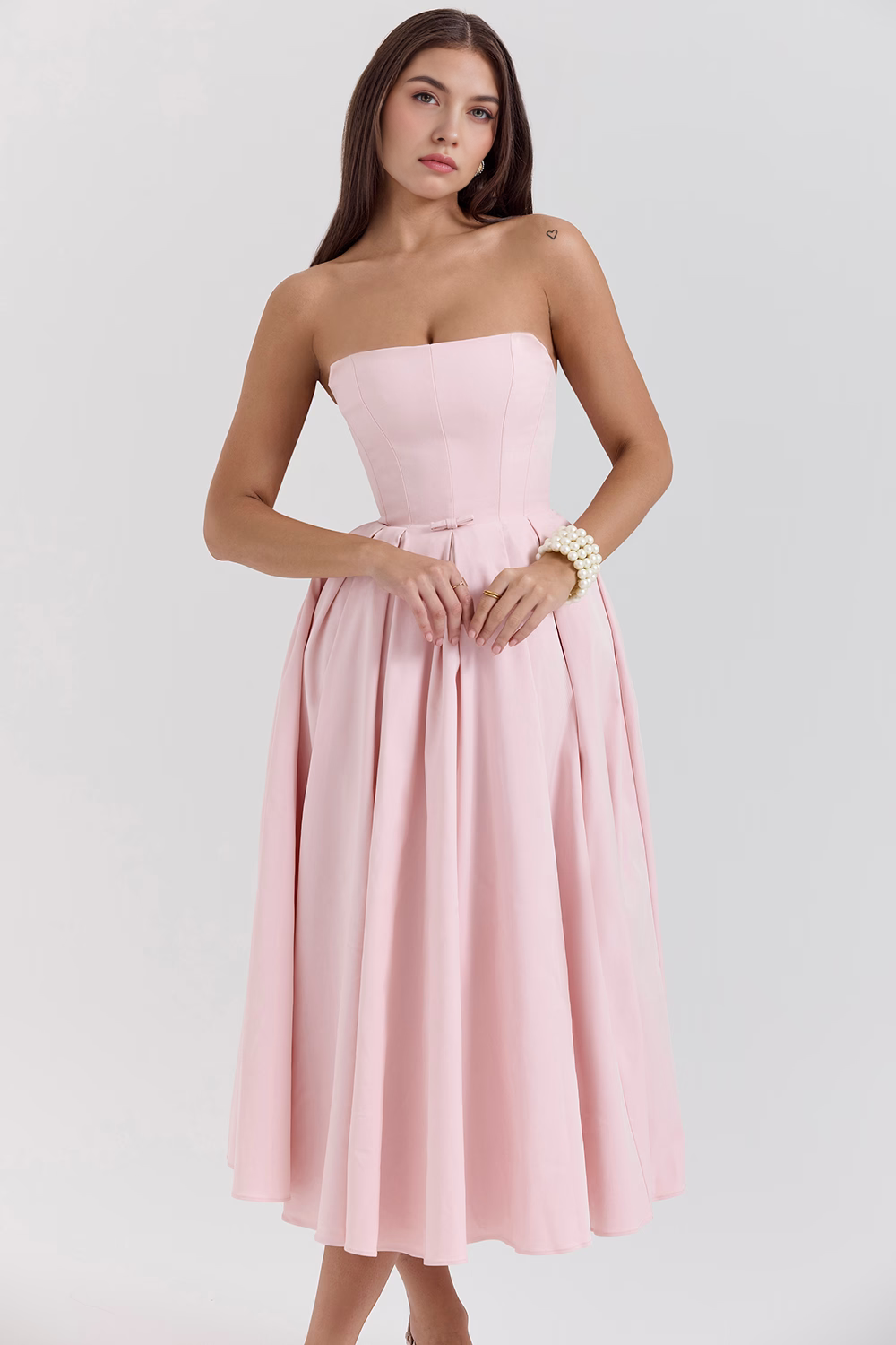 Midikleid Celeste – mit edlem Bustier