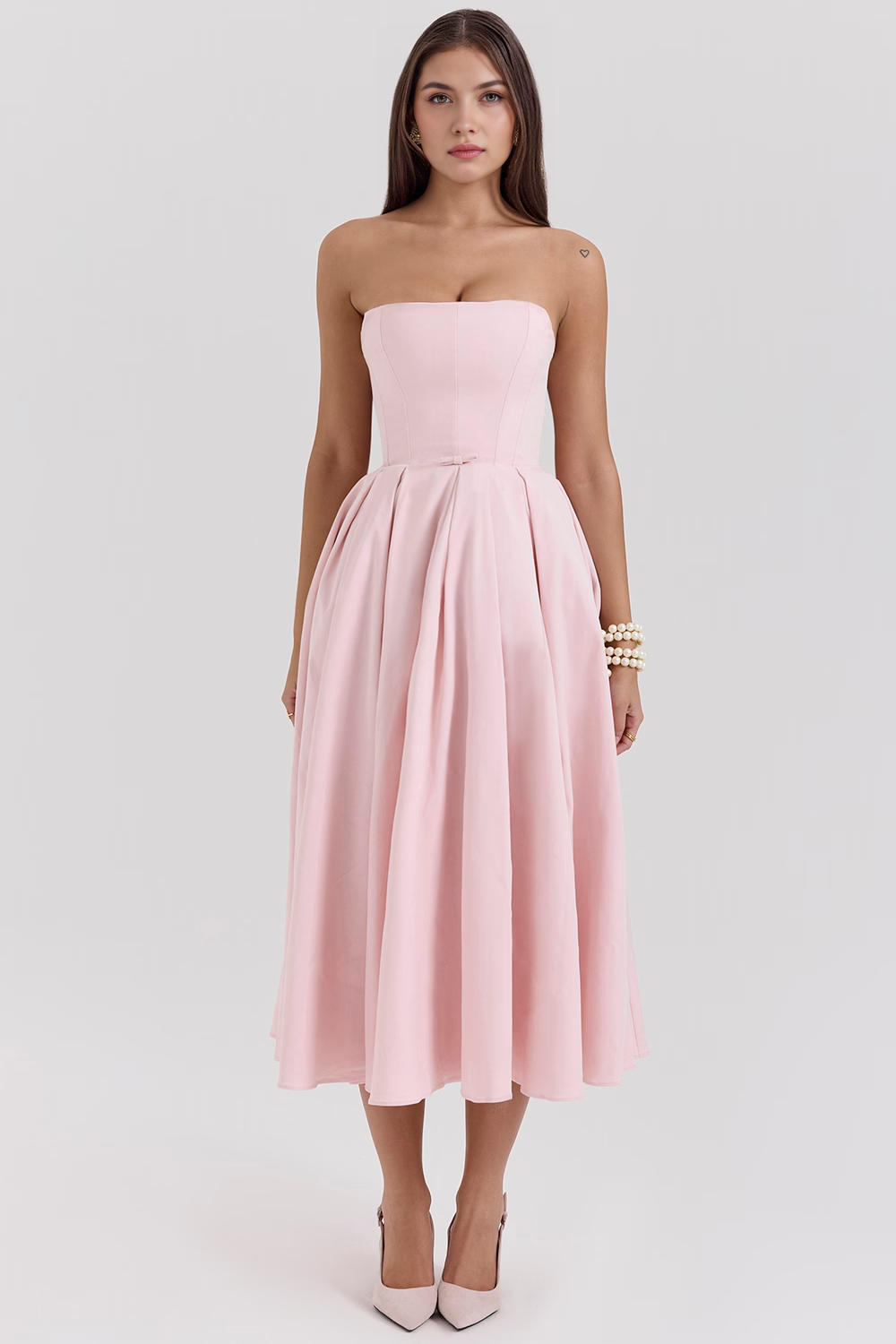 Midikleid Celeste – mit edlem Bustier