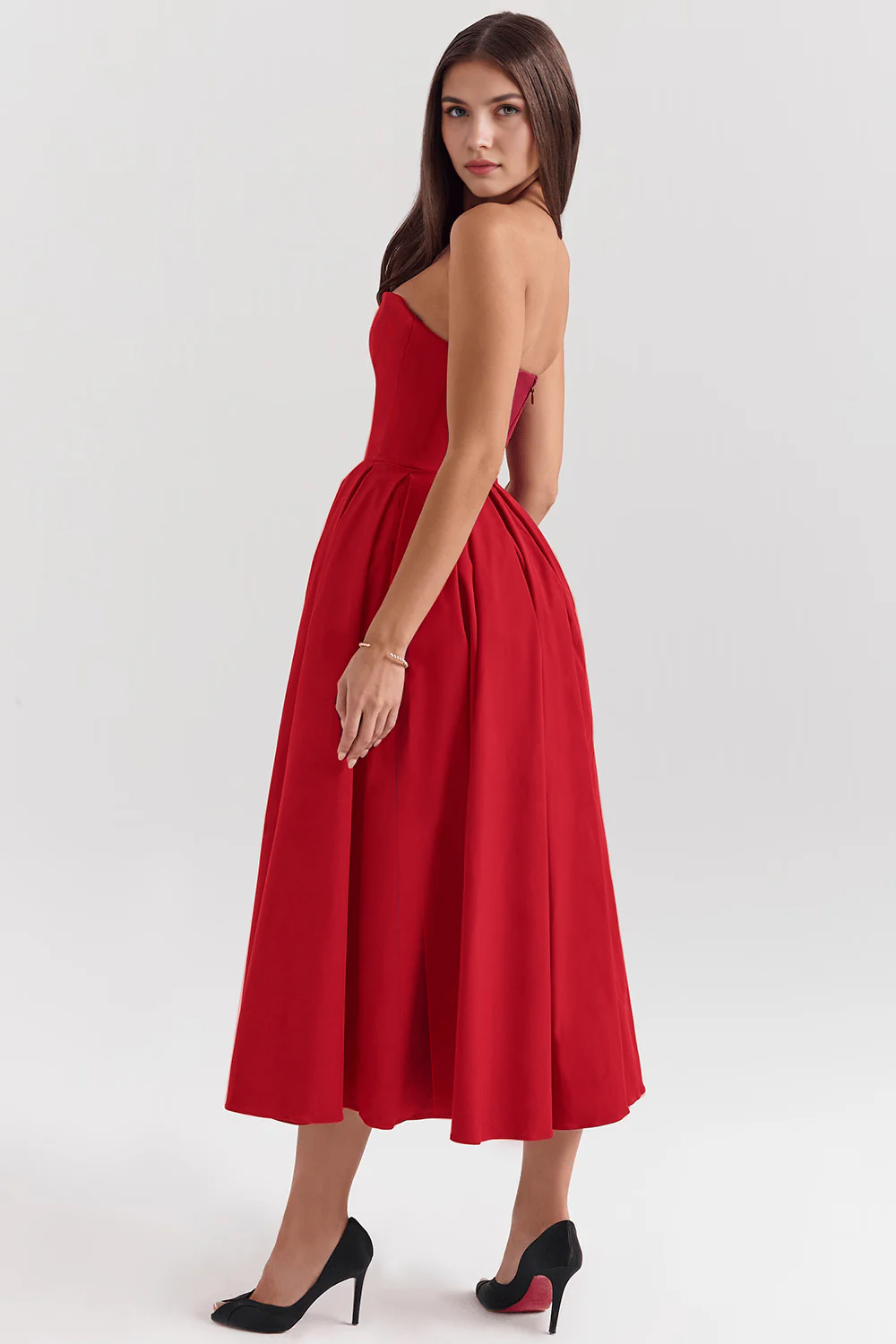 Midikleid Celeste – mit edlem Bustier