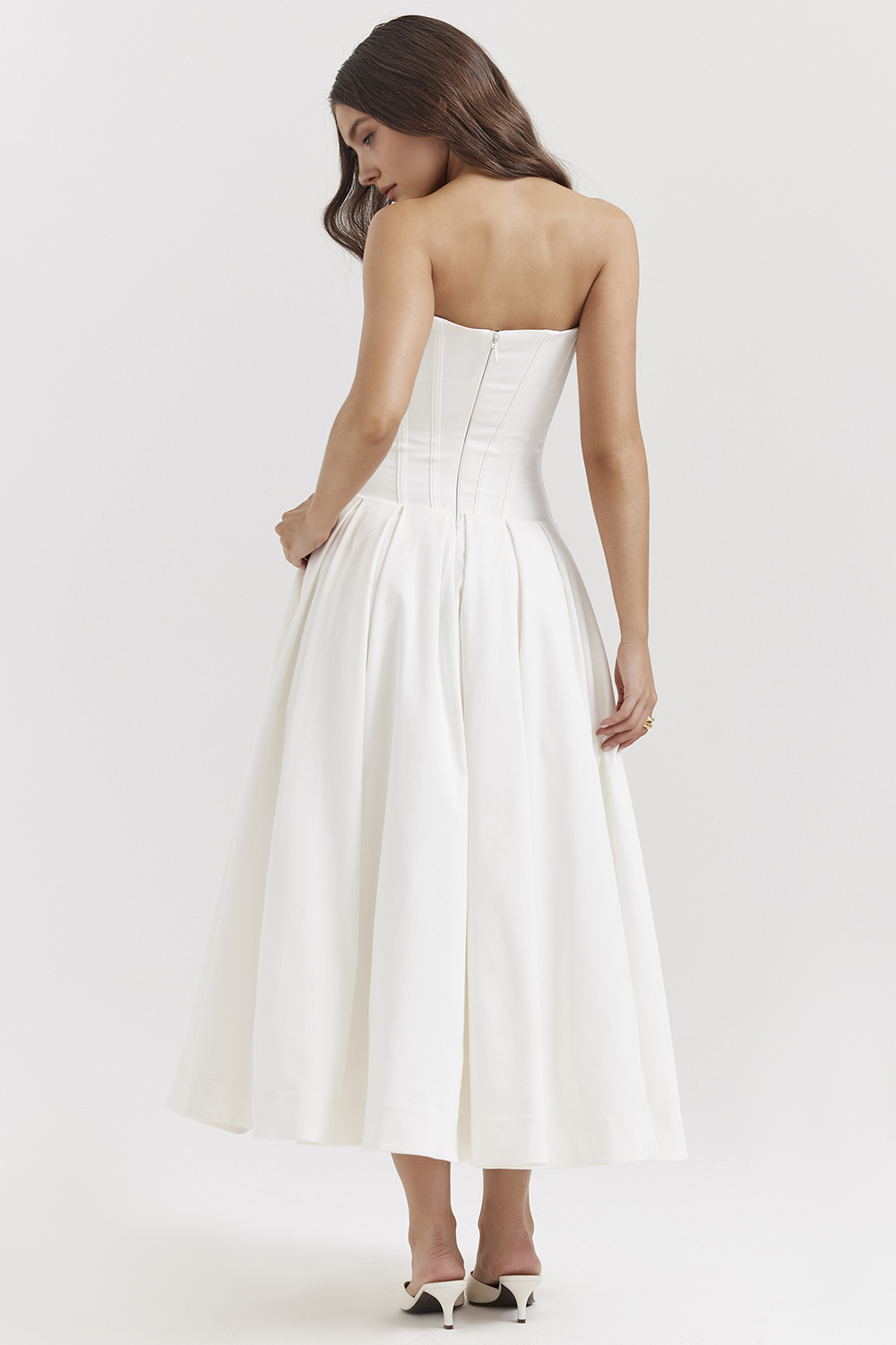 Maxikleid Lea – figurformend aus Polyester, eleganter Schnitt