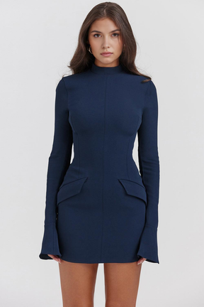 Langarmkleid Kayla – Raffinierter Stil aus Polyester