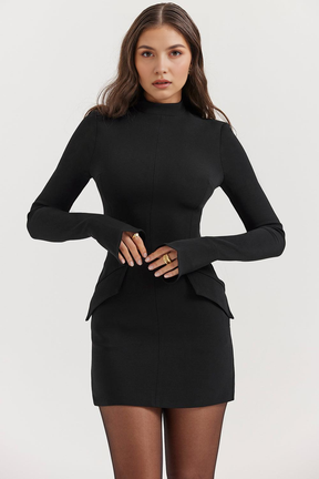 Langarmkleid Kayla – Raffinierter Stil aus Polyester