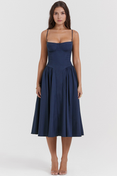 Midikleid Julia – mit Design aus Polyester, eleganter Stil