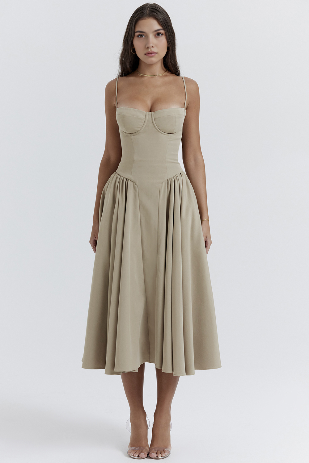 Bustierkleider Anna & Julia – Modischer Stil aus Polyester | Kaufe 1, erhalte 2