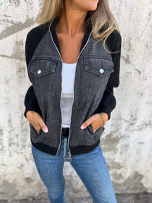 Oliva - Jeansjacke
