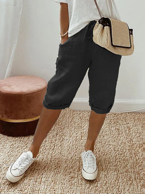 Martha | Bequeme Shorts mit Umschlagsaum