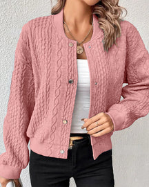 Lucille® | Elegante Strickjacke aus strukturiertem Stoff