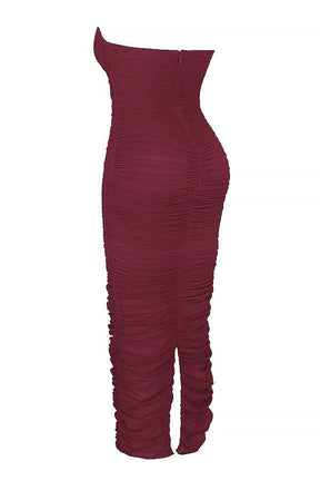 Maxikleid Amelie – klassischer Look aus Polyester, für besondere Anlässe