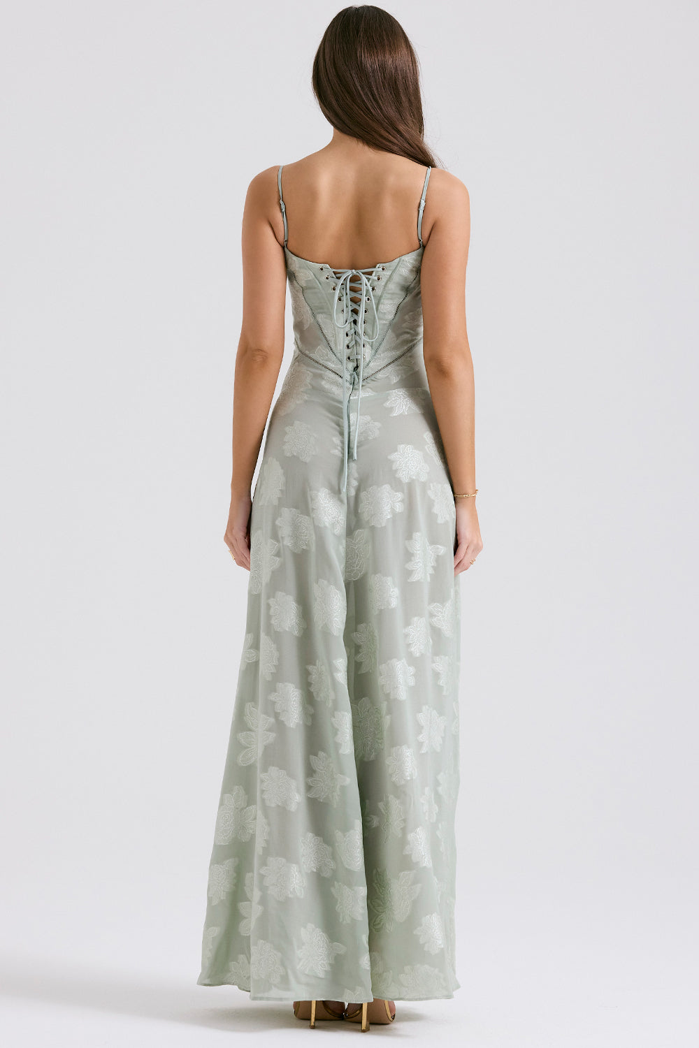 Maxikleid Miriam – luxuriöses Modell aus Polyester, fließend & charmant