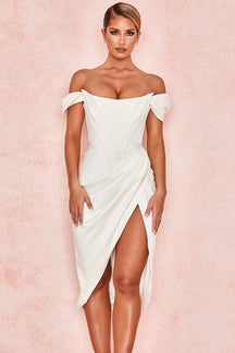 Midikleid Johanna – romantisches Bustier aus Polyester